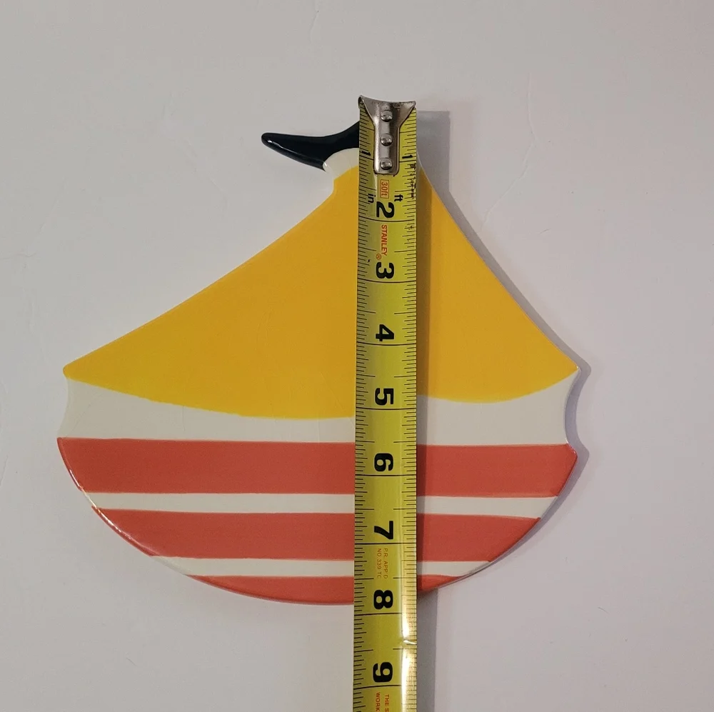 Coton Colors Retired Large Sailboat Nsutical Theme Attachment